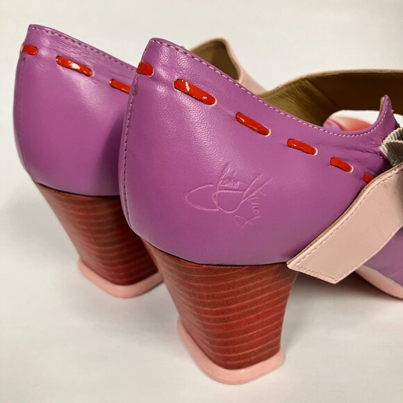 *BRAND NEW* Fluevog 2021 Operetta DR. HENRY, Purple/Red, Size 9.5 (best for 9)! - Picture 8 of 14
